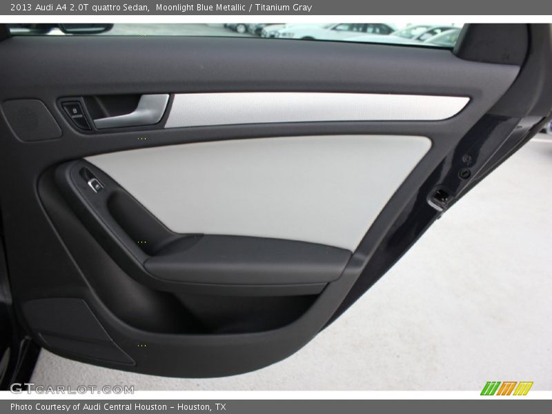 Moonlight Blue Metallic / Titanium Gray 2013 Audi A4 2.0T quattro Sedan
