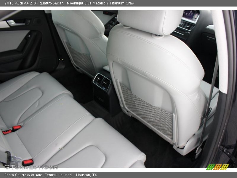 Moonlight Blue Metallic / Titanium Gray 2013 Audi A4 2.0T quattro Sedan