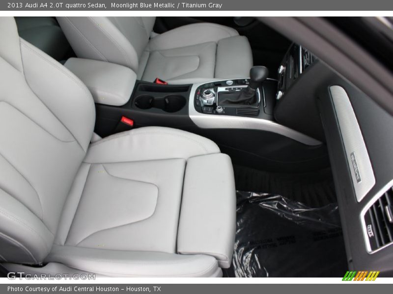 Moonlight Blue Metallic / Titanium Gray 2013 Audi A4 2.0T quattro Sedan