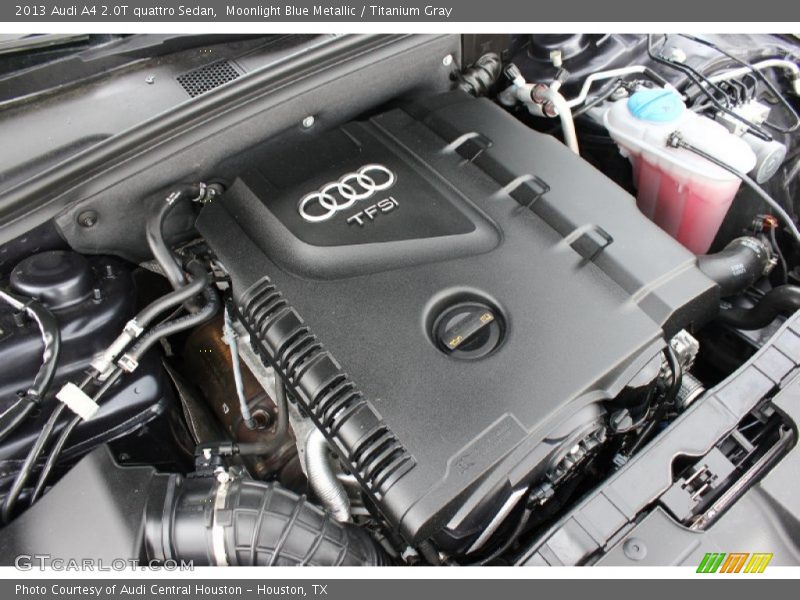 Moonlight Blue Metallic / Titanium Gray 2013 Audi A4 2.0T quattro Sedan