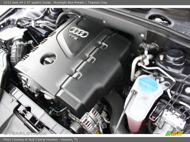 Moonlight Blue Metallic / Titanium Gray 2013 Audi A4 2.0T quattro Sedan