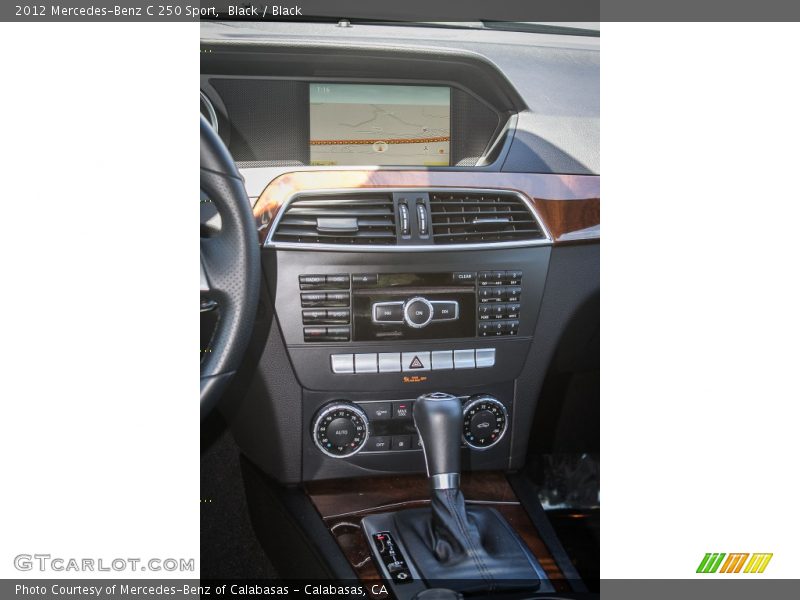 Black / Black 2012 Mercedes-Benz C 250 Sport