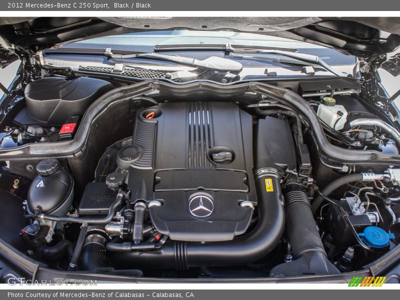 Black / Black 2012 Mercedes-Benz C 250 Sport
