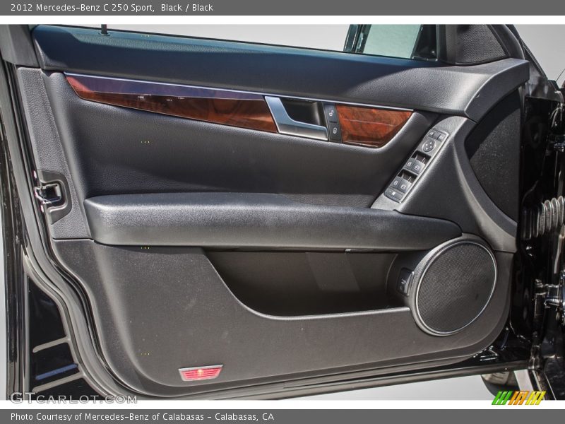 Black / Black 2012 Mercedes-Benz C 250 Sport