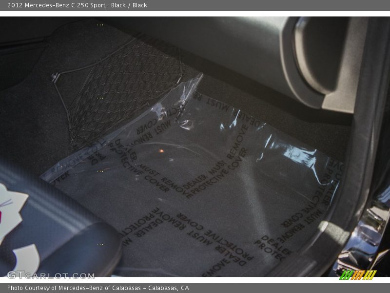 Black / Black 2012 Mercedes-Benz C 250 Sport