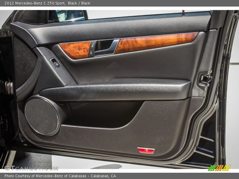 Black / Black 2012 Mercedes-Benz C 250 Sport