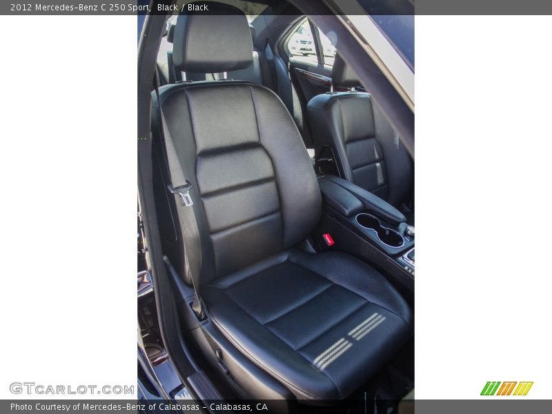 Black / Black 2012 Mercedes-Benz C 250 Sport
