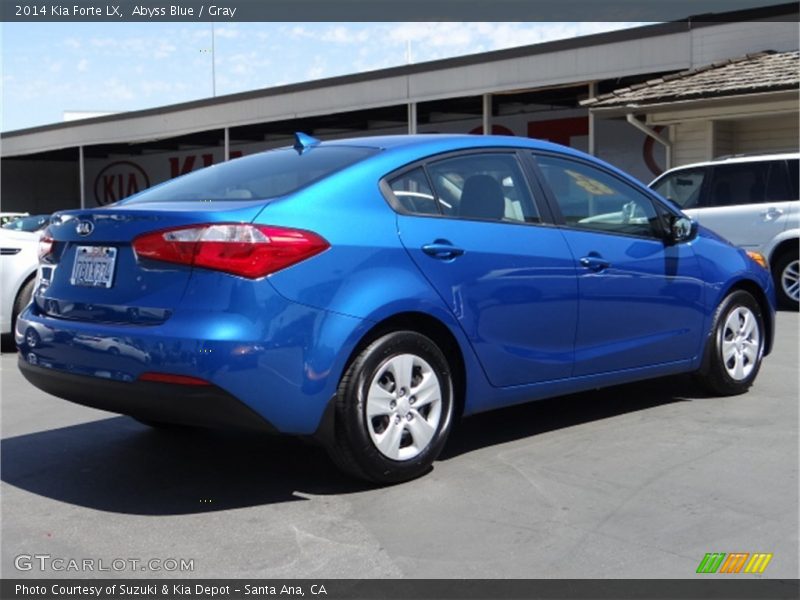 Abyss Blue / Gray 2014 Kia Forte LX