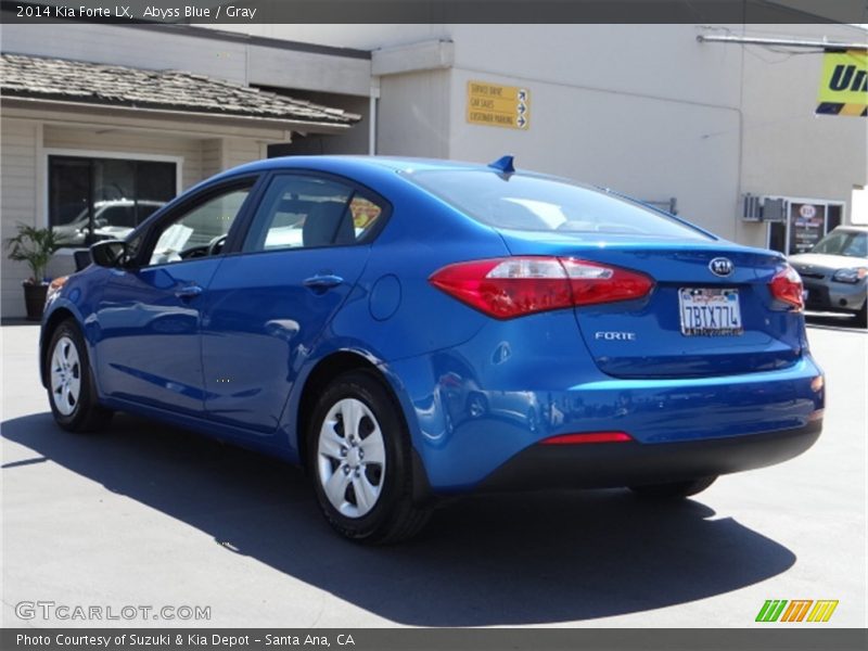 Abyss Blue / Gray 2014 Kia Forte LX