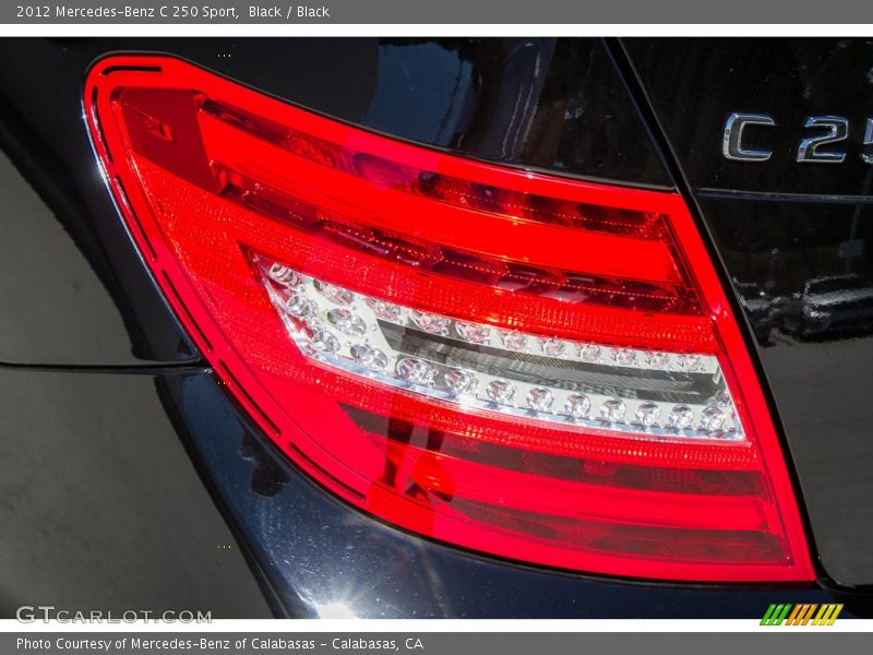 Black / Black 2012 Mercedes-Benz C 250 Sport
