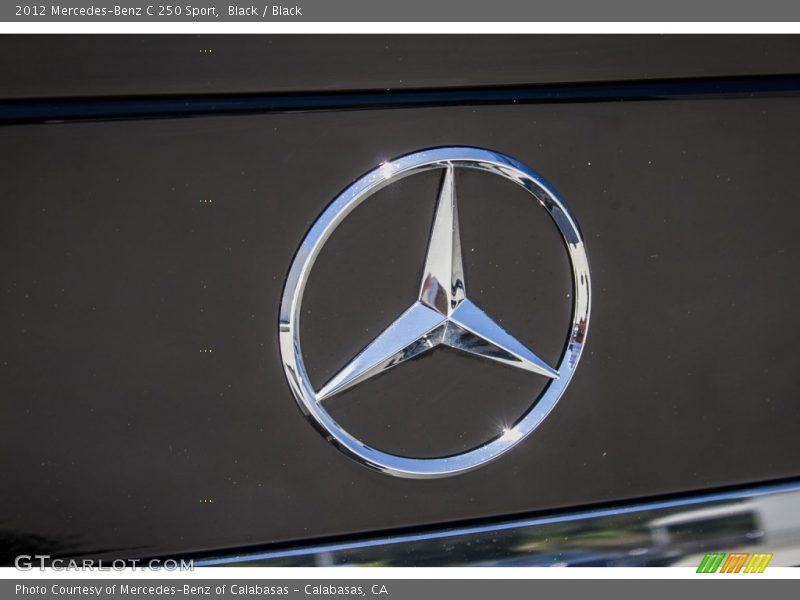 Black / Black 2012 Mercedes-Benz C 250 Sport