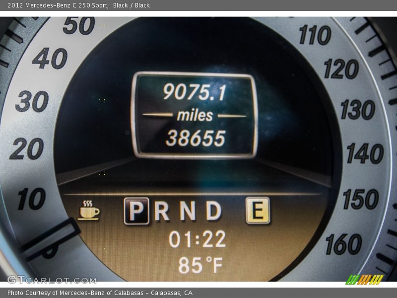Black / Black 2012 Mercedes-Benz C 250 Sport