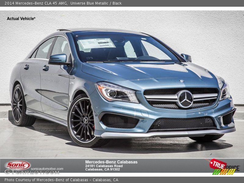 Universe Blue Metallic / Black 2014 Mercedes-Benz CLA 45 AMG