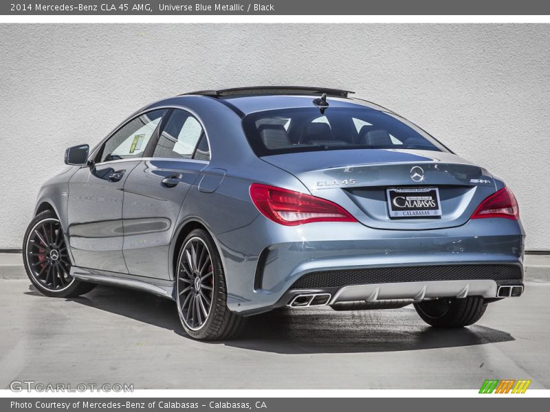 Universe Blue Metallic / Black 2014 Mercedes-Benz CLA 45 AMG