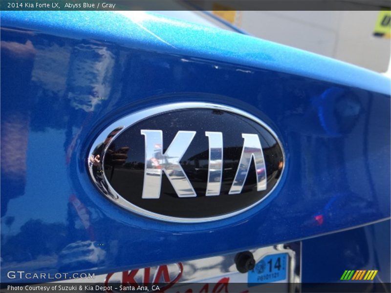 Abyss Blue / Gray 2014 Kia Forte LX