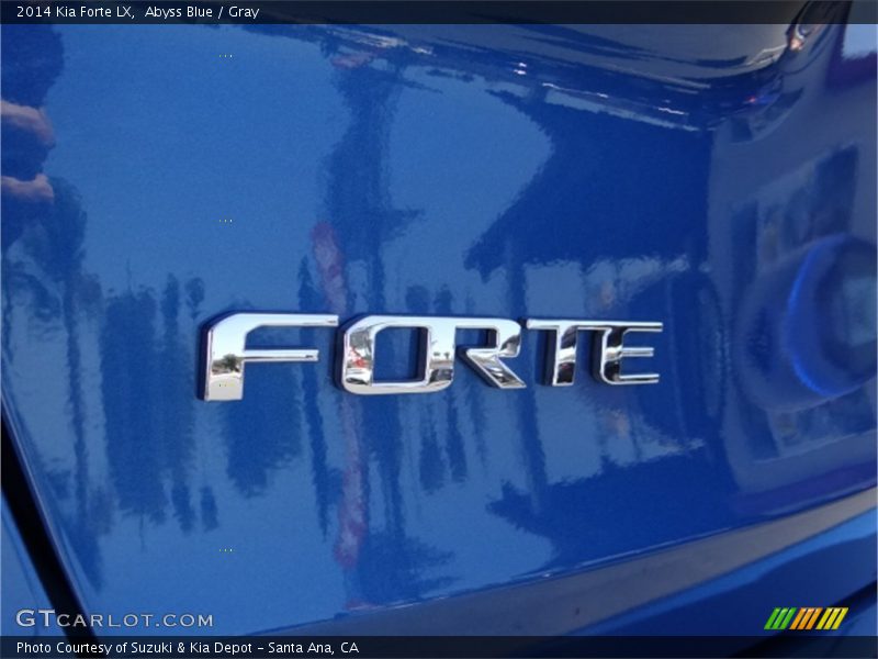 Abyss Blue / Gray 2014 Kia Forte LX