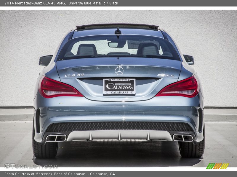 Universe Blue Metallic / Black 2014 Mercedes-Benz CLA 45 AMG