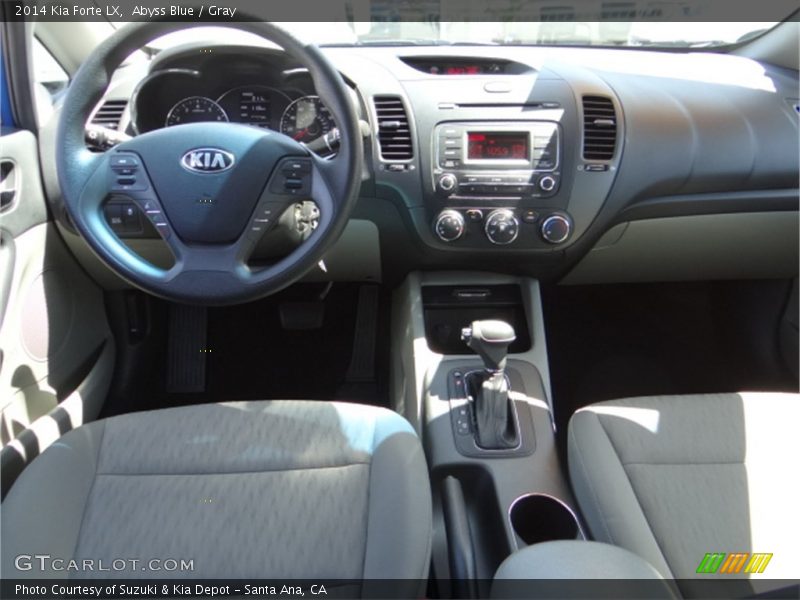 Abyss Blue / Gray 2014 Kia Forte LX