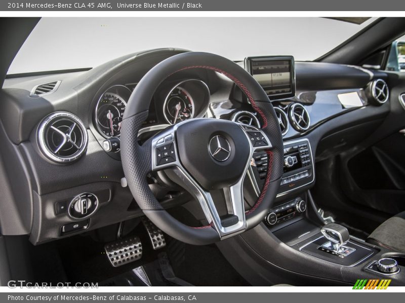 Dashboard of 2014 CLA 45 AMG