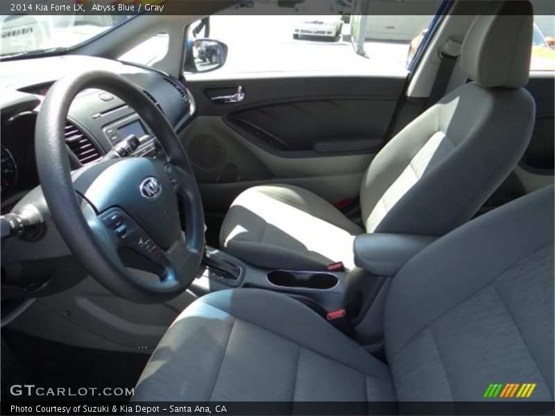 Abyss Blue / Gray 2014 Kia Forte LX