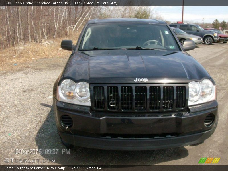 Black / Medium Slate Gray 2007 Jeep Grand Cherokee Laredo 4x4