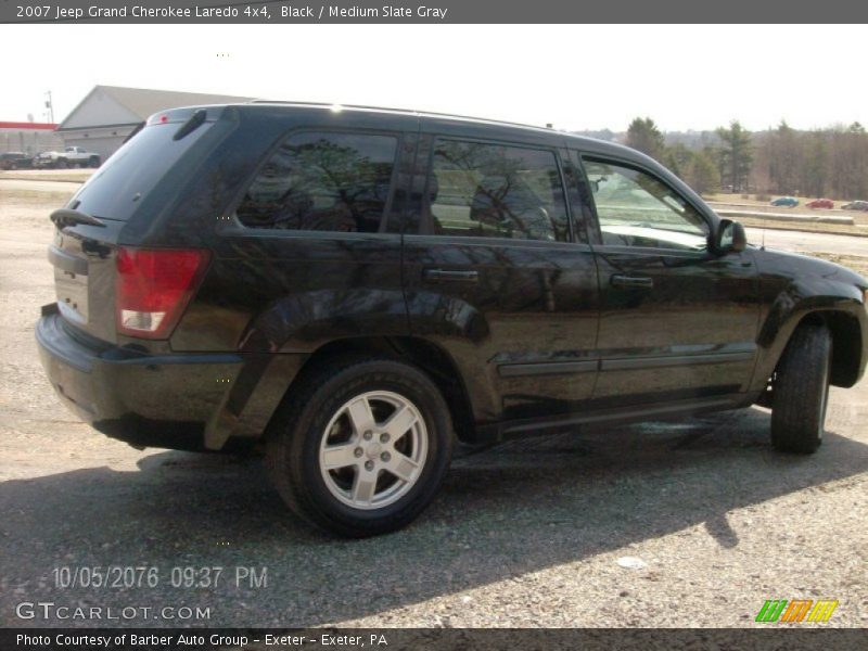 Black / Medium Slate Gray 2007 Jeep Grand Cherokee Laredo 4x4