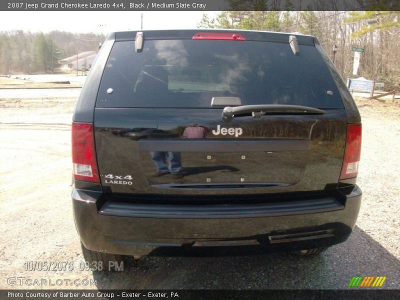 Black / Medium Slate Gray 2007 Jeep Grand Cherokee Laredo 4x4