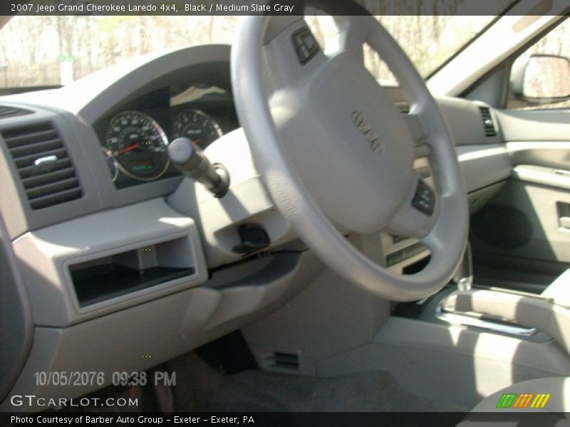 Black / Medium Slate Gray 2007 Jeep Grand Cherokee Laredo 4x4