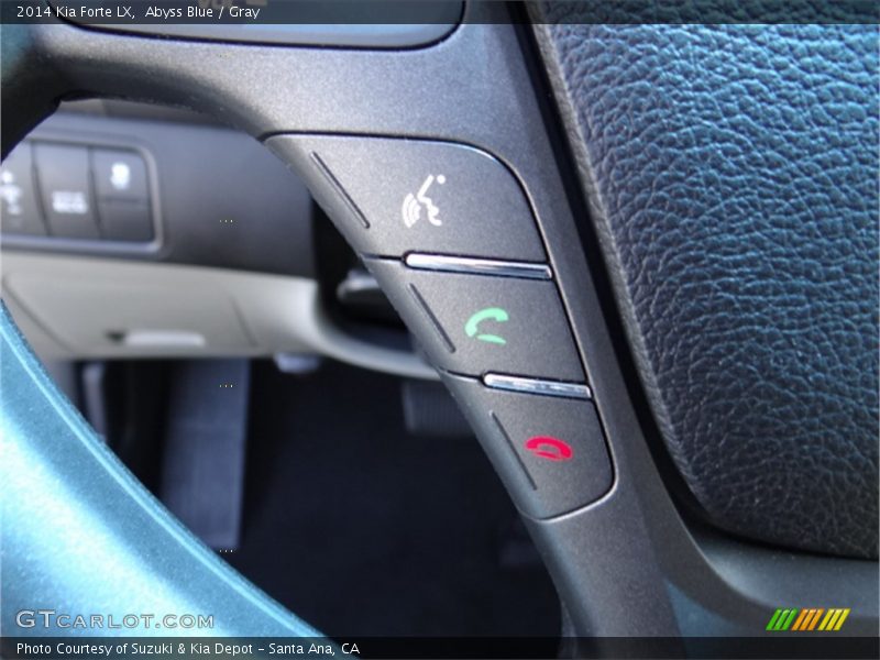Abyss Blue / Gray 2014 Kia Forte LX