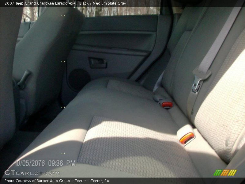 Black / Medium Slate Gray 2007 Jeep Grand Cherokee Laredo 4x4