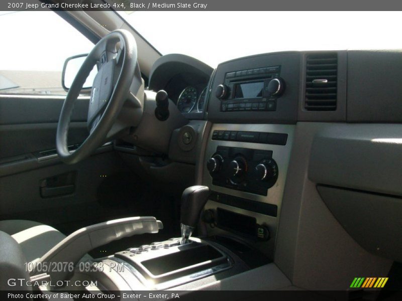 Black / Medium Slate Gray 2007 Jeep Grand Cherokee Laredo 4x4