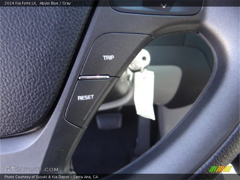 Abyss Blue / Gray 2014 Kia Forte LX