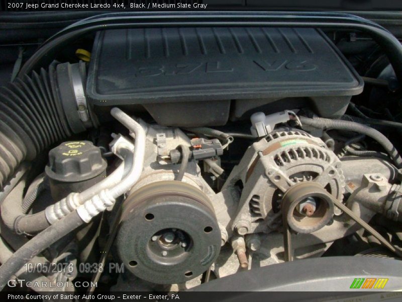 Black / Medium Slate Gray 2007 Jeep Grand Cherokee Laredo 4x4