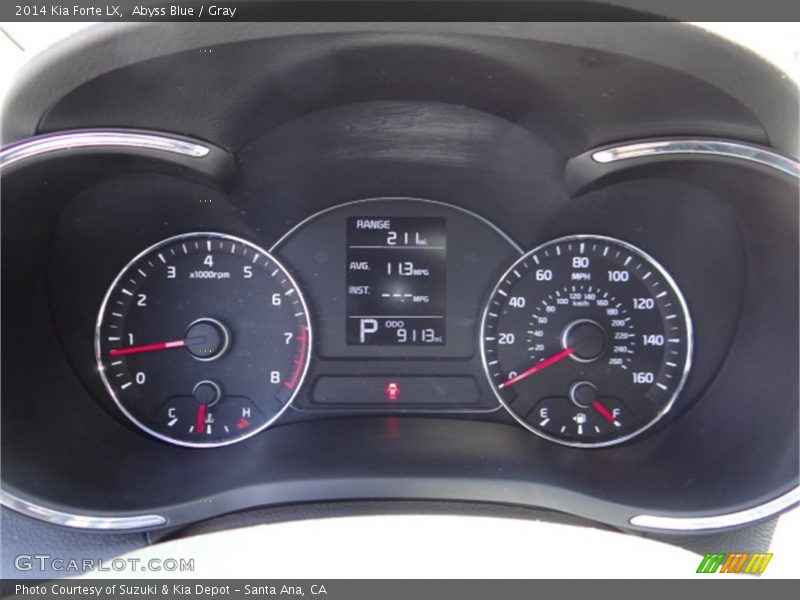 Abyss Blue / Gray 2014 Kia Forte LX