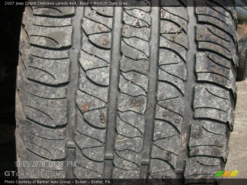 Black / Medium Slate Gray 2007 Jeep Grand Cherokee Laredo 4x4