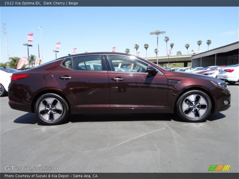 Dark Cherry / Beige 2012 Kia Optima EX