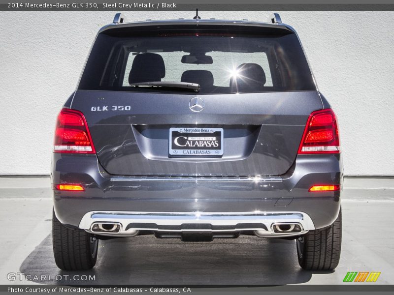 Steel Grey Metallic / Black 2014 Mercedes-Benz GLK 350