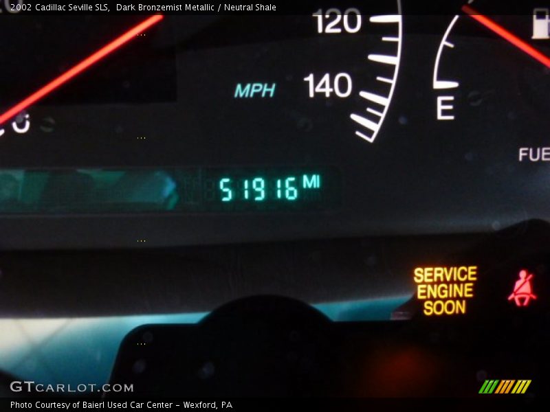 Dark Bronzemist Metallic / Neutral Shale 2002 Cadillac Seville SLS
