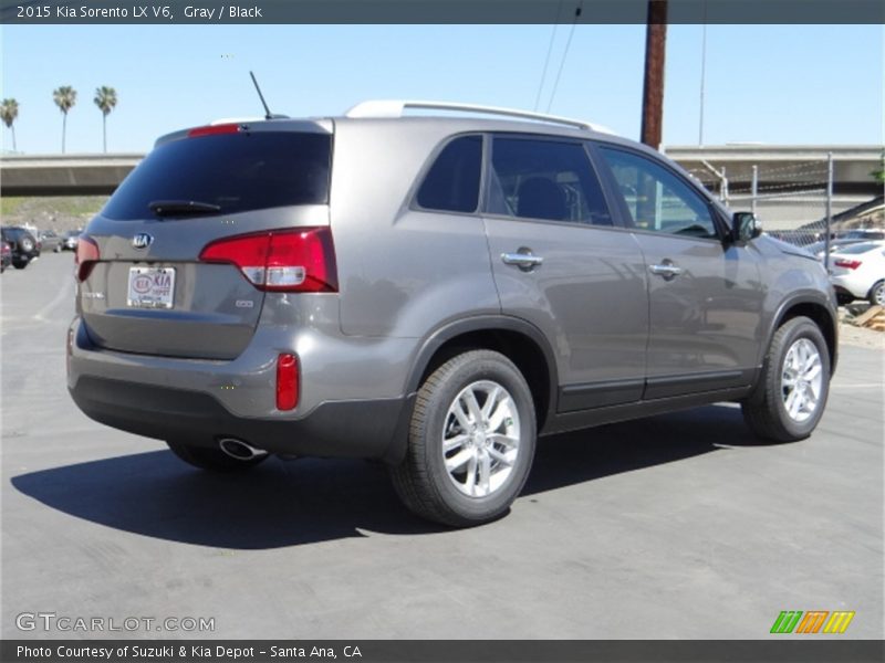 Gray / Black 2015 Kia Sorento LX V6