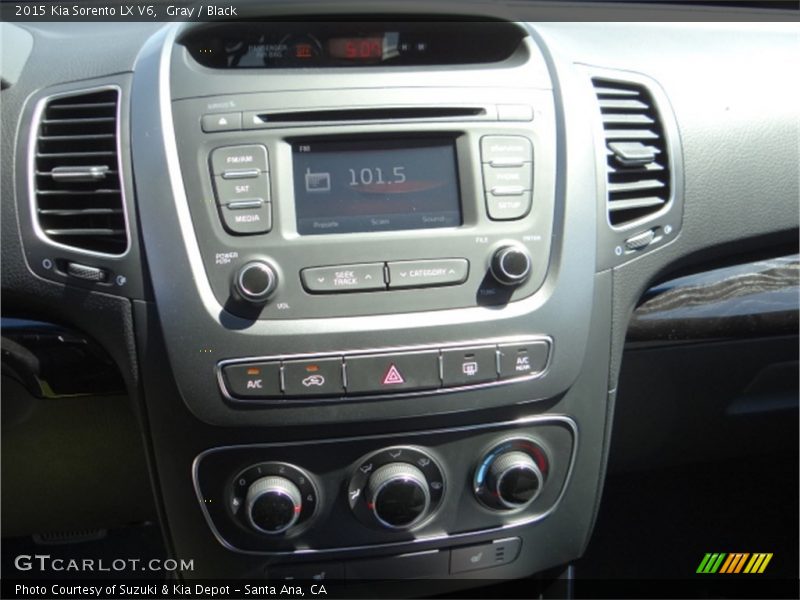 Controls of 2015 Sorento LX V6