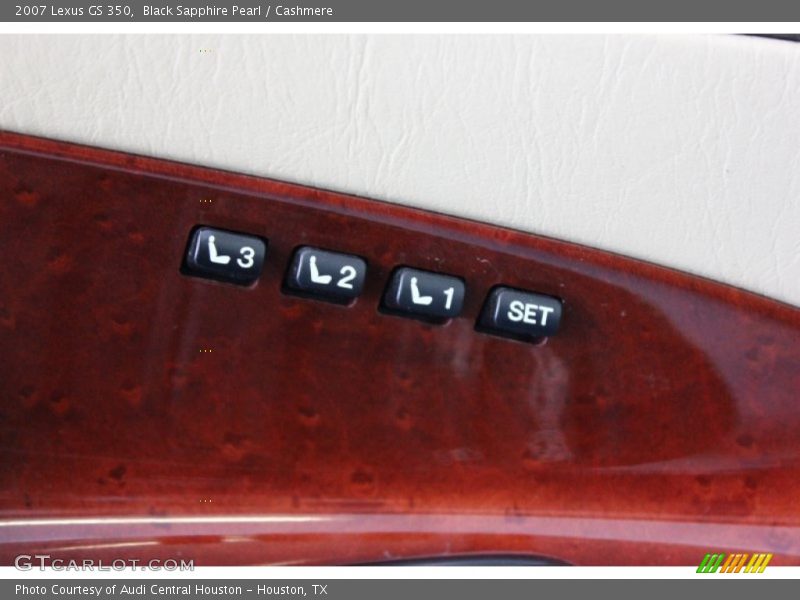 Black Sapphire Pearl / Cashmere 2007 Lexus GS 350