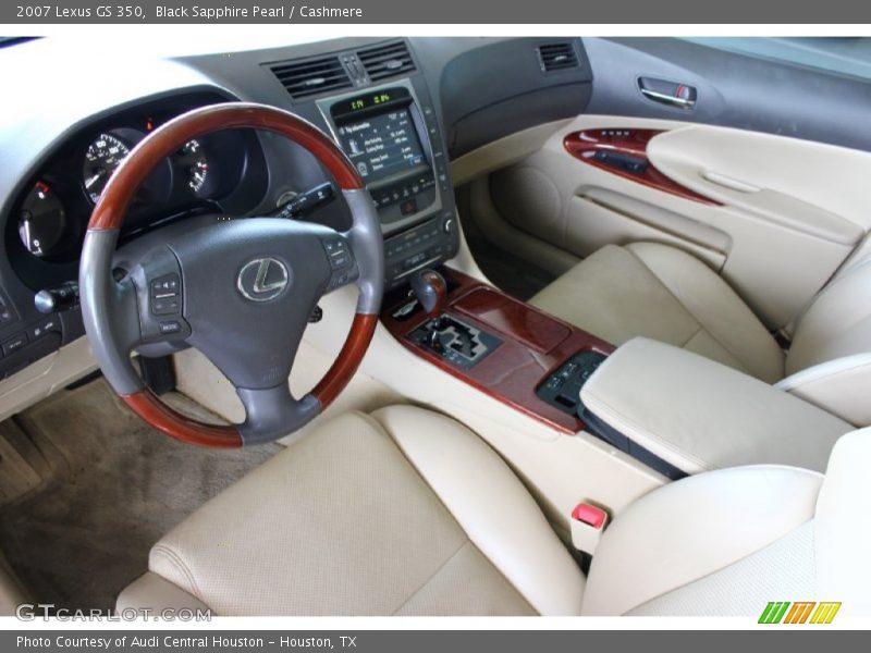 Black Sapphire Pearl / Cashmere 2007 Lexus GS 350