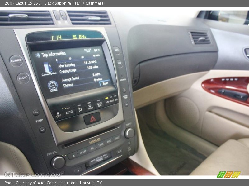 Black Sapphire Pearl / Cashmere 2007 Lexus GS 350