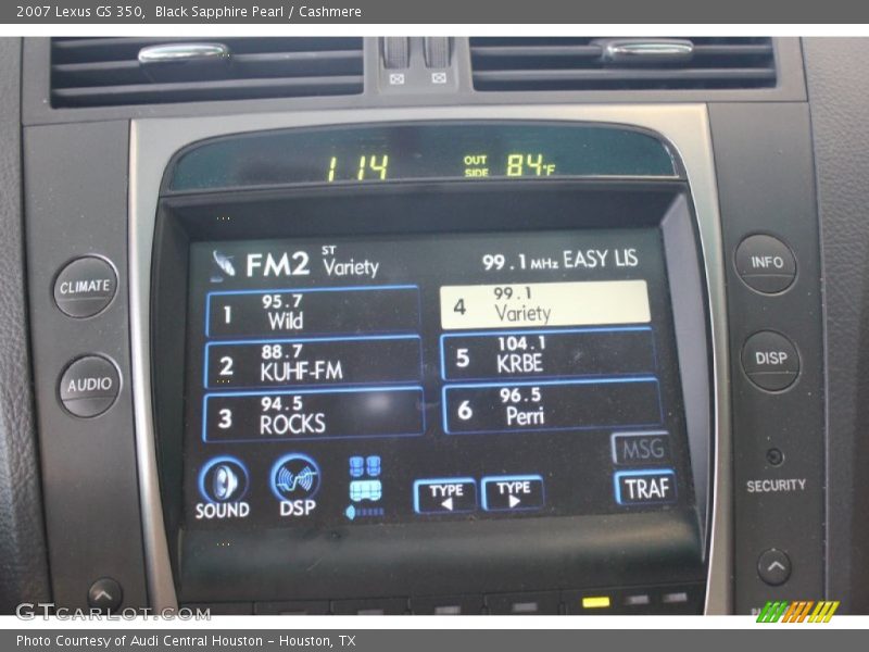 Black Sapphire Pearl / Cashmere 2007 Lexus GS 350
