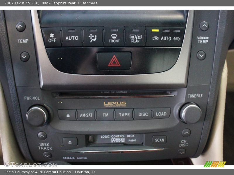 Black Sapphire Pearl / Cashmere 2007 Lexus GS 350