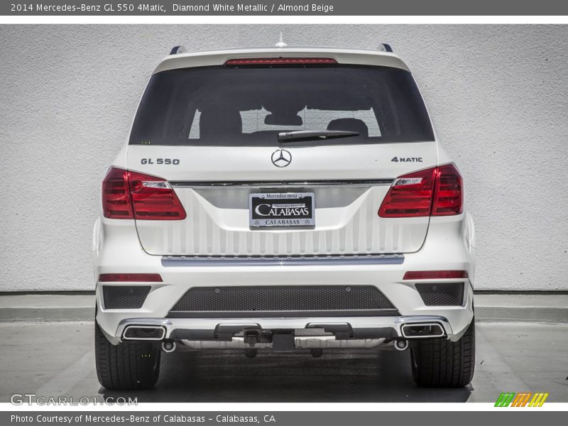 Diamond White Metallic / Almond Beige 2014 Mercedes-Benz GL 550 4Matic
