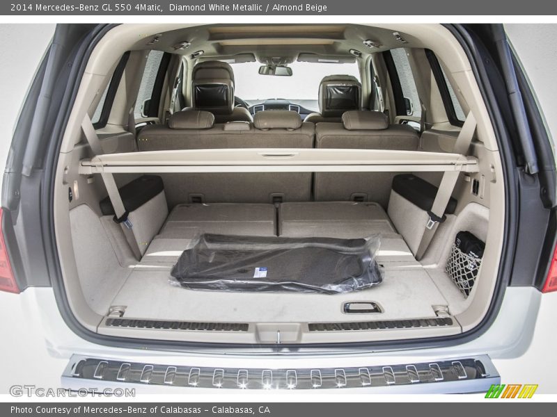 Diamond White Metallic / Almond Beige 2014 Mercedes-Benz GL 550 4Matic