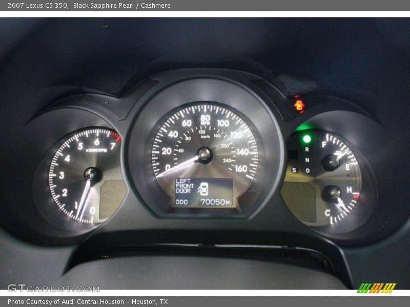 Black Sapphire Pearl / Cashmere 2007 Lexus GS 350