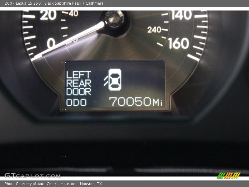Black Sapphire Pearl / Cashmere 2007 Lexus GS 350
