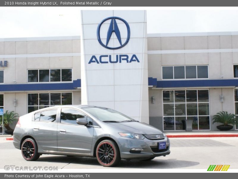 Polished Metal Metallic / Gray 2010 Honda Insight Hybrid LX